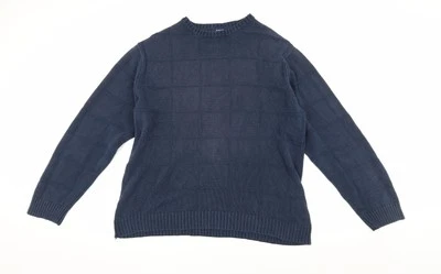 Basic Editions Men's Blue Pullover Jumper L - Image 1 of 4