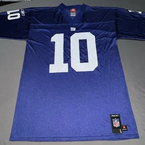 Reebok New York Giants Jersey Men’s L Blue 10 Eli Manning -4327 - Picture 1 of 17