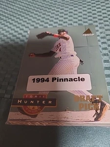 1994 PINNACLE MYSTERY PACK: HUNTER, PUCKETT, ETC - Picture 1 of 3