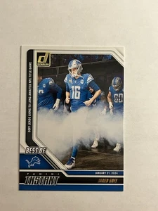 2024 Panini Donruss - Best of Instant Jared Goff #26 - Picture 1 of 2