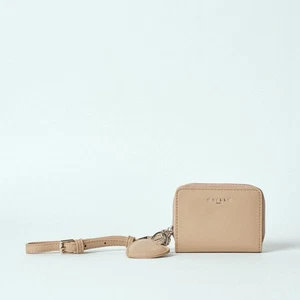 Mini portafoglio donna gaelle paris gbadp4611l beige in ecopelle con logo - Imagen 1 de 2