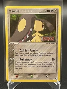 Mawile Stamped Pokémon Card - 17 - Holo - EX Power Keepers LP - Picture 1 of 2