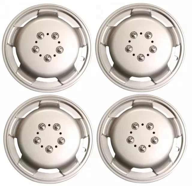 FOR LAND ROVER DISCOVERY - PREMIUM 15" DEEP DISH SILVER WHEEL TRIMS SET OF 4 - Image 1 of 1
