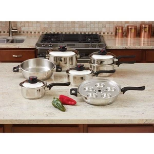 Cookware Maxam Waterless 7 ply 17 pc - Foto 1 di 7