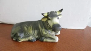 O'WELL Porzellan KUH / ROCHSEN / OXEN Weihnachten GEBURTENFIGUR SKULPTUR - Bild 1 von 3
