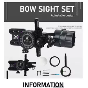 Compound Bow Wrapped Archery Bow Sight Micro Sight Pointer Scope Magnified lens - Picture 1 of 16
