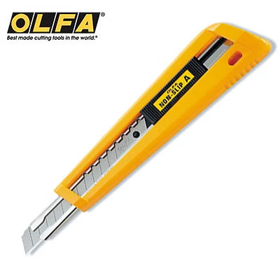 OLFA NA-1 Standard-Duty Cutter auto-locking blade mechanism ComfortGrip