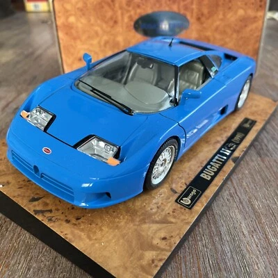 BURAGO 1:18 1/18 3735 ÉDITION SPÉCIALE BUGATTI EB110 , 1991 En Excellent État - Photo 1/4