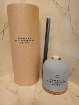 NEW Eight mood Concrete and Cork Diffuser with Verbena and Mediterranean Citrus  - Image 1 of 3