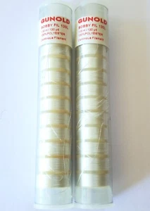 24 GUNOLD BOBBY FIL Prewound WHITE "L" BOBBINS 130L Machine Embroidery 2 Pkg NEW - Picture 1 of 2