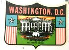 Schiebebild Washington D.C. The White House Hauptstadt USA 70er Werbe-Aufkleber