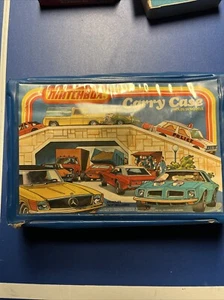 Vintage 1978 Matchbox Car Carry Case Blue For 24 Cars No Trays - Picture 1 of 10