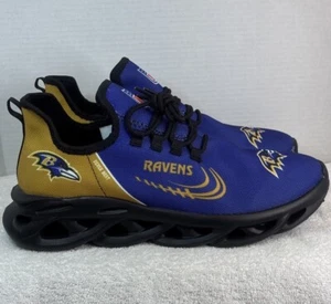 Baltimore Ravens Personalized NFL Max Soul Shoes Unisex Gift for The Fans US 13 - Picture 1 of 15