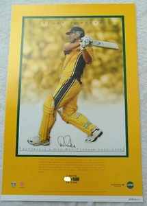 RICKY PONTING HAND SIGNED LIMITED EDITION OFFICIAL 14 PRINT ASHES WARNE WAUGH - Bild 1 von 2