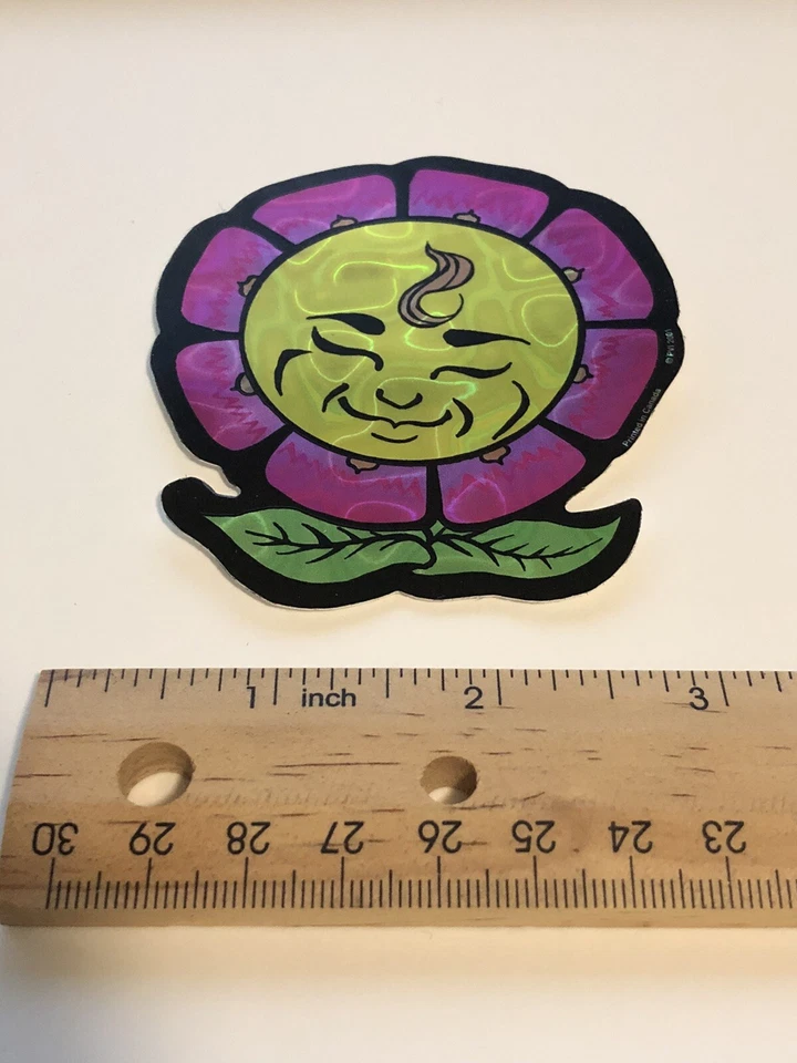 Vintage 2000s Vending Machine Sticker Decal Konica Smiley Face Emoji - Image 1 of 1