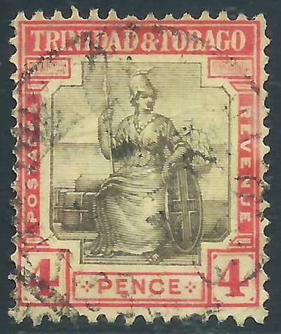 Trinidad & Tobago, Sc #5, 4d Used Cover