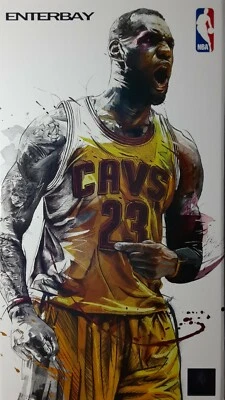 NBA Lebron James Cleveland Cavaliers Enterbay Authentic Action Figure - Image 1 of 4