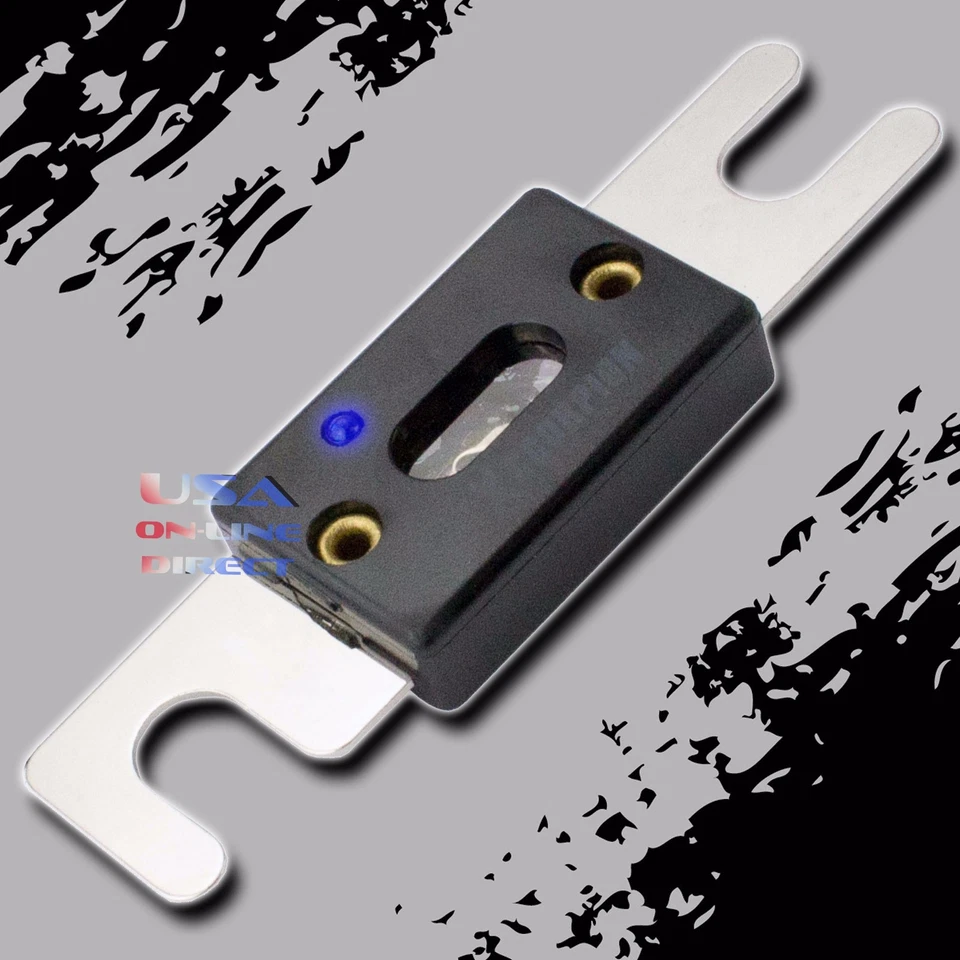 High Quality Platinum 300A AMP Car Audio Marine Grade ANL Fuse LED Indicator USA - Image 1 of 1