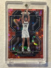 2021-22 Panini Prizm Trey Murphy III RC 75th Anniversary Red Diamond Prizm 03/75