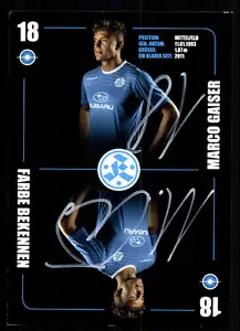 Marco Gaiser Autogrammkarte Stuttgarter Kickers 2014-15 Orig Sign+ A 91031 - Bild 1 von 2
