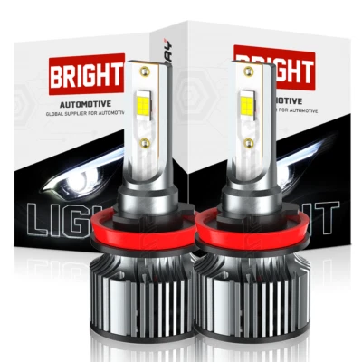 For Lexus GX460 2014 2015 2016 2017 2018 2019 H11 LED Headlight Bulbs High Beam - Image 1 of 4