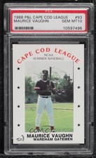 1988 P&L Promotions Cape Cod league Mo Vaughn #93 PSA 10 GEM MT