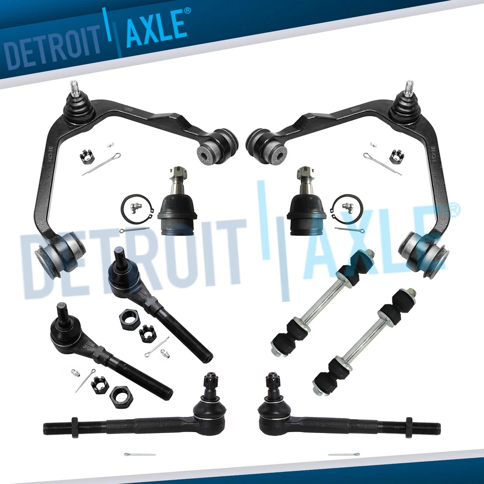 Brazos de control superiores delanteros de 10 piezas barras de amarre para Ford Expedition Lincoln Navigator 2x2 Foto 1 de 4