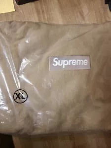 Supreme BOX LOGO HOODED SWEATSHIRT SIZE XL FW23 SAND - Picture 1 of 3
