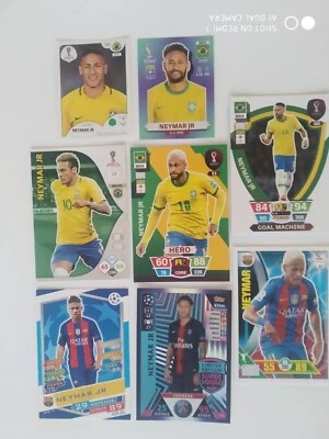 NEYMAR JR cromos & cards COLECCIÓN 8 UNIDADES - Imagen 1 de 4
