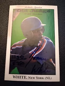 1995 Old Judge T-95 Donny White AUTOGRAPH Mets /5750 - Picture 1 of 2