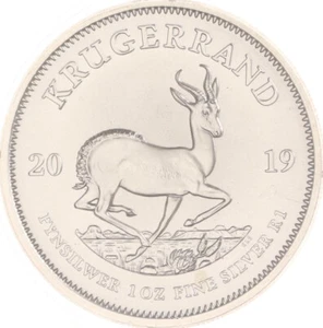 Südafrika - Krügerrand 2019 - 1 Unze Silber fein - Bild 1 von 2