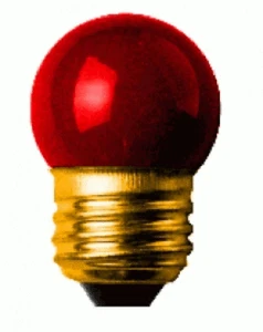 0420 - Bulbs, Red Replacement for GQF Brooders 7 Watt - Pkg. 6  - Picture 1 of 1