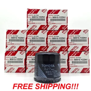 GENUINE OEM TOYOTA LEXUS SCION OIL FILTER 90915-YZZN1 (SET OF 10) FREE SHIPPING! - Picture 1 of 1