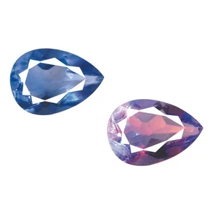 2.10 ct AAA Exquisite Pear Shape (10 x 7 mm) Blue Fluorite Natural Gemstone - Picture 1 of 1
