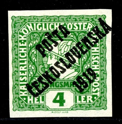 Checoslovaquia 1919 Semipostal Scott #B28 Como Nuevo M591 Foto 1 de 4