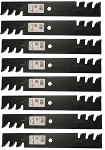 Rotary® 6298 Blades for Dixie Chopper® Dixon® Gravely® Windsor® 32" 50" Deck (8) - Picture 1 of 6