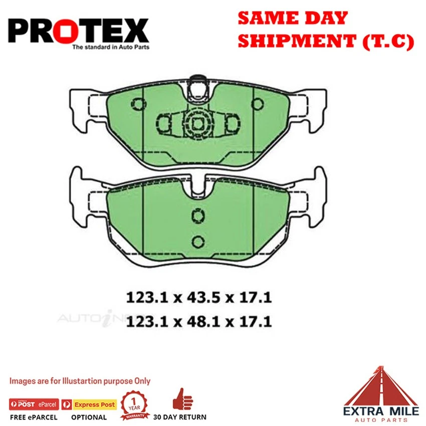 Blue Brake Pad Set Rear For BMW 1 Series 120 d (E87) 120kw Diesel 2003-2012  - image 1 of 1