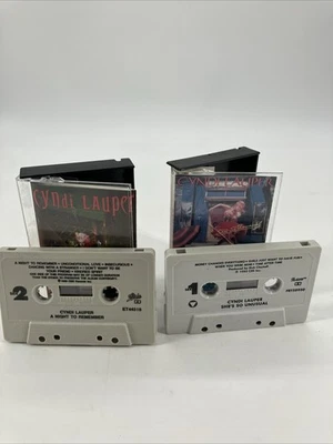 Cyndi Lauper Cassette Bundle of 2. Night to Remember, She's so Unusual - Image 1 of 4