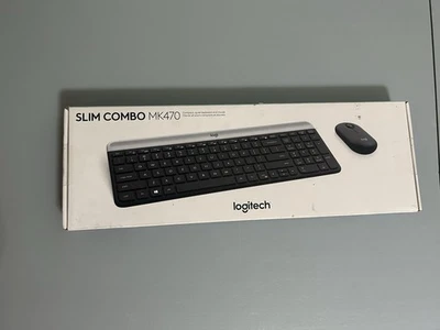 Brand New Logitech MK470 Slim Combo Wireless Keyboard and Mouse Black - Image 1 of 4