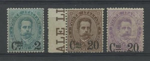 REGNO 1890/1 SOVR. 3V. 2 ** CENTRATO CERT. - Imagen 1 de 1