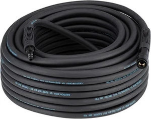 Hybrid-Luftschlauch 3/8 Zoll ID x 100 Fuß, 300 PSI robust, leicht, schwarz - Bild 1 von 9