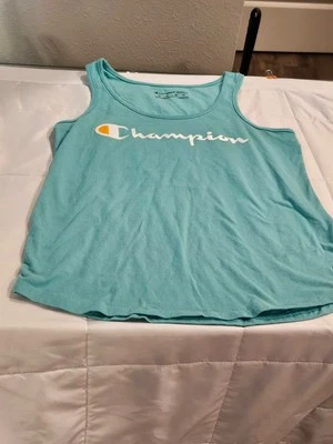 Camiseta sin mangas Champion XS para mujer verde azulado/azul/verde Foto 1 de 4