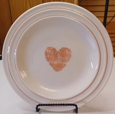 PRATO DE GRÉS PARA ALMOÇO DE CERÂMICA HARTSTONE Vintage Country Gear Coração - Imagem 1 de 3