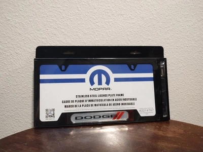 Genuine Mopar License Plate Frame OEM Part# 82214767 - Image 1 of 2