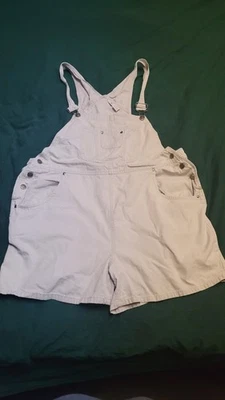Cherokee Womens Khaki Shortalls Size 18w - Image 1 of 4
