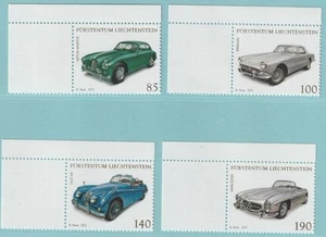 Liechtenstein 2013 ** postfrisch MiNr. 1682-1685 Sportwagen Mercedes Ferrari - Bild 1 von 1