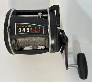 Penn Casting Reel 345 GTI Graphite Big Game Level Wind - Picture 1 of 9