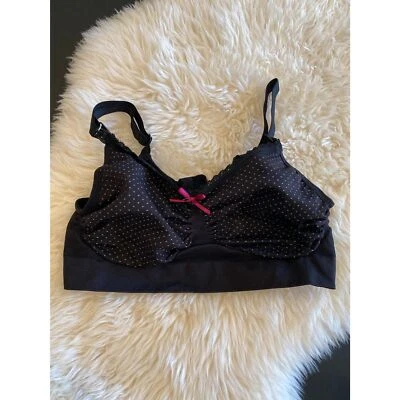 Anita Seamless Stretch Nursing Maternity Bra Size Small Black Dot 5097 - Image 1 of 4