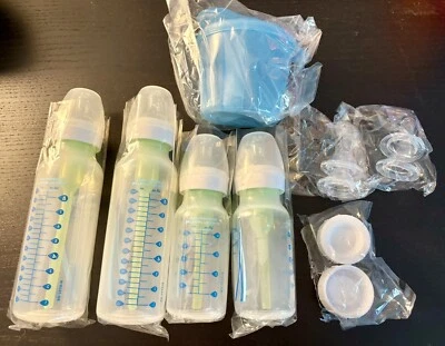 Dr. Brown's Bundle Natural Flow 8oz And 4oz Baby Bottles, See Photos ! - Image 1 of 4