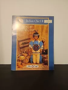 USED INDIAN CHIEF II 16" MALE DOLL OUTFIT FIBRE CRAFT CROCHET PATTERN LEAFLET - Picture 1 of 1